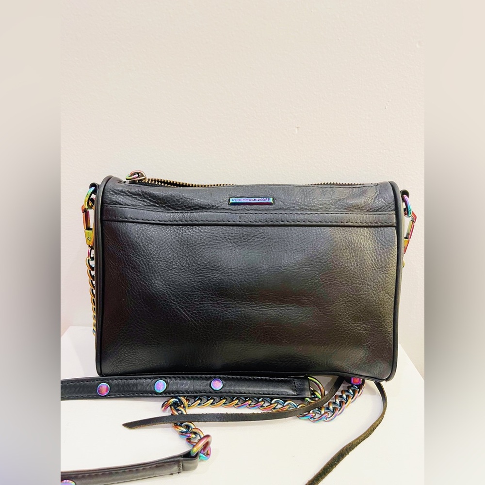 Authentic 2017 Rebecca Minkoff MAC Mini Crossbody with Rainbow Hardware - Picture 4 of 10
